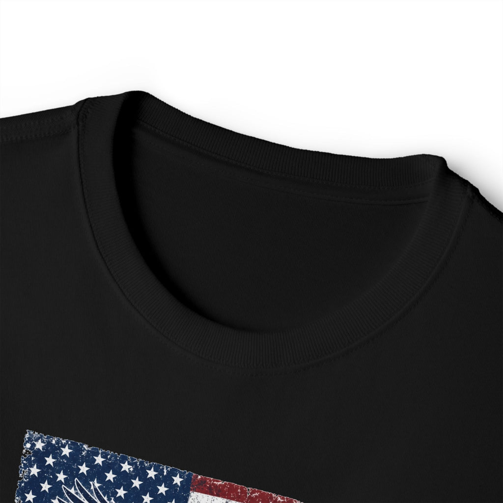 Lake America Tee — Patriotic Eagle Flag Graphic T-Shirt
