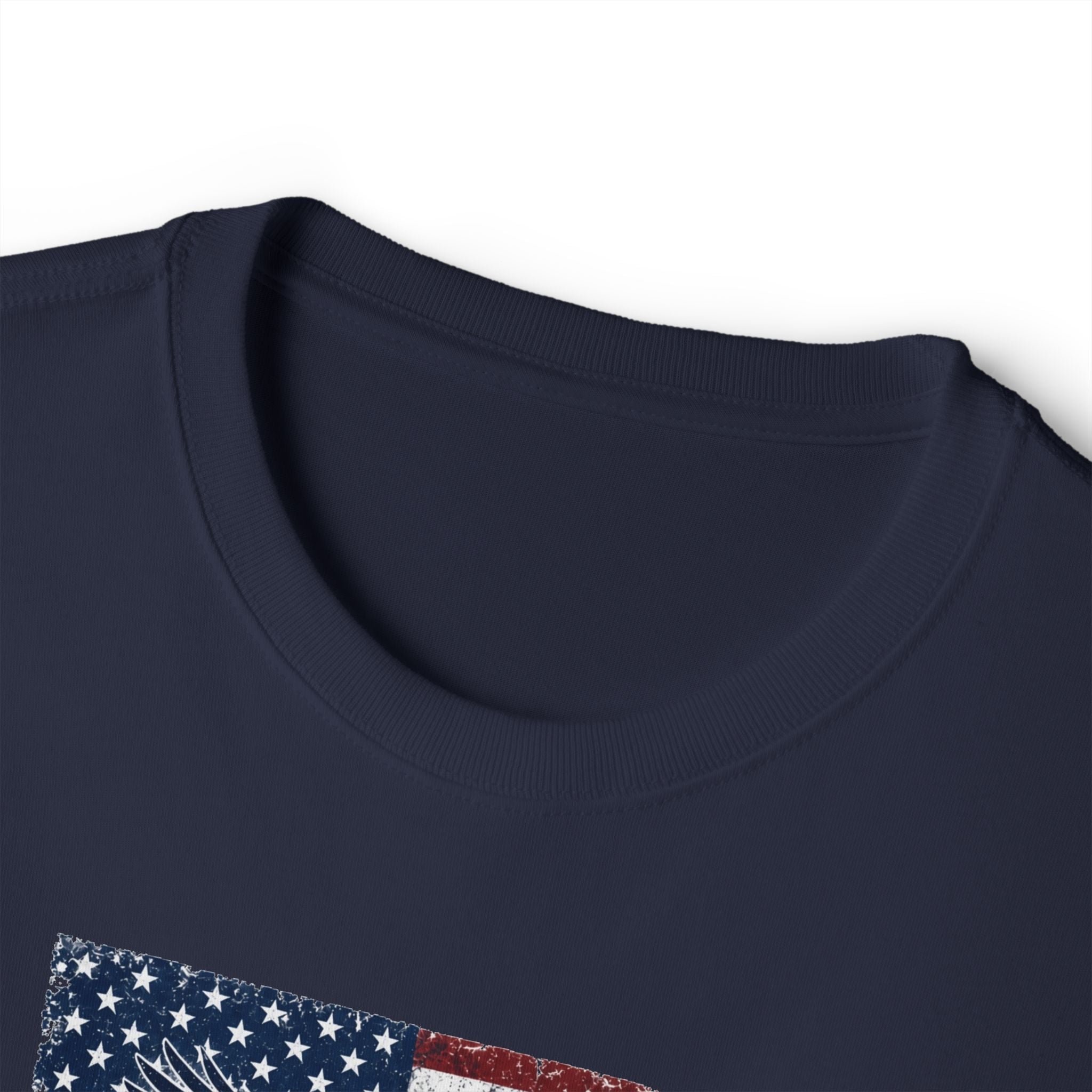 Lake America Tee — Patriotic Eagle Flag Graphic T-Shirt