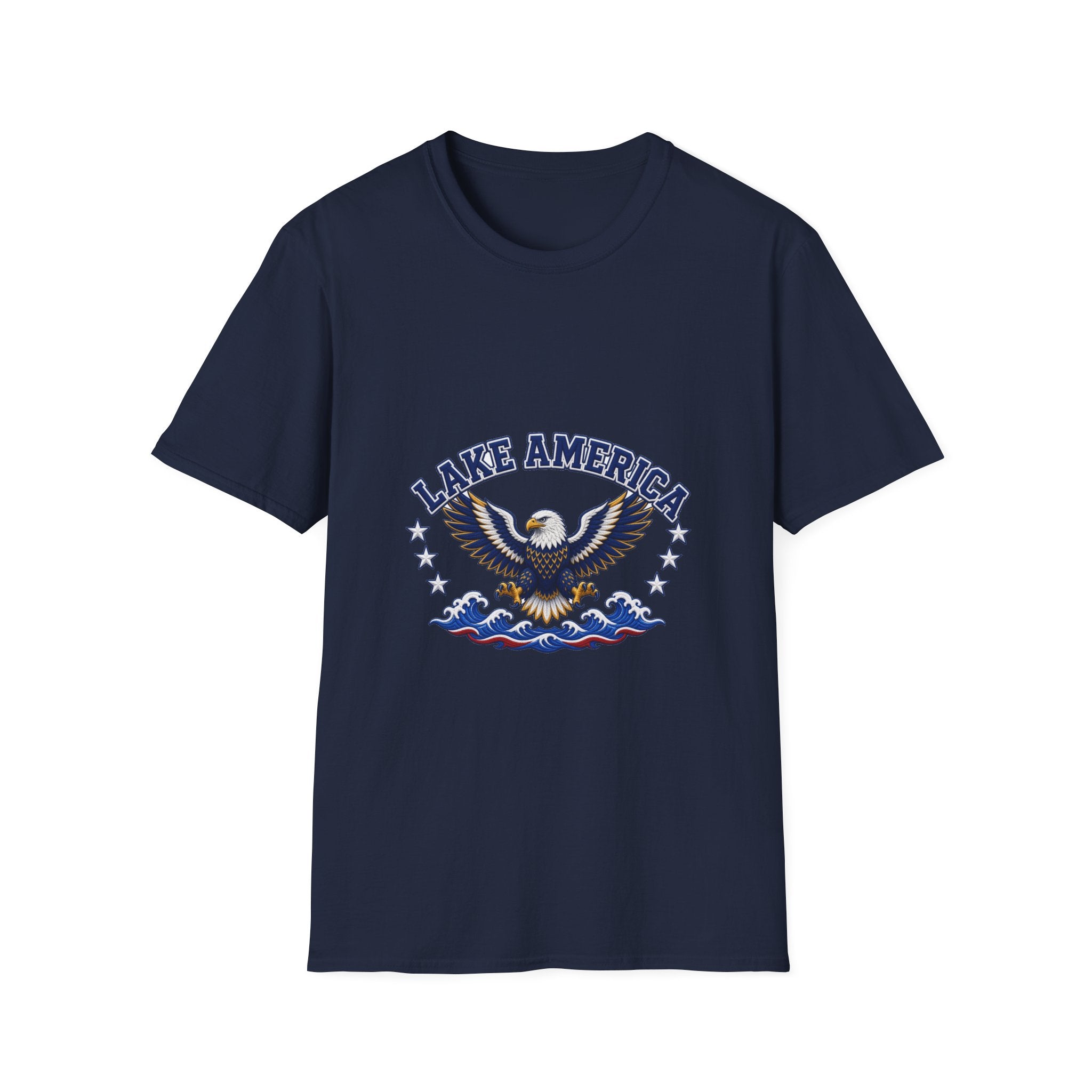 Lake America Eagle T-Shirt — Patriotic Graphic Tee