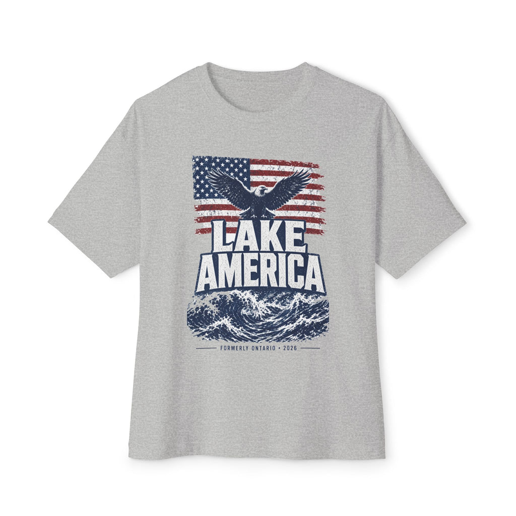 Lake America Tee — Patriotic Eagle Flag Graphic T-Shirt