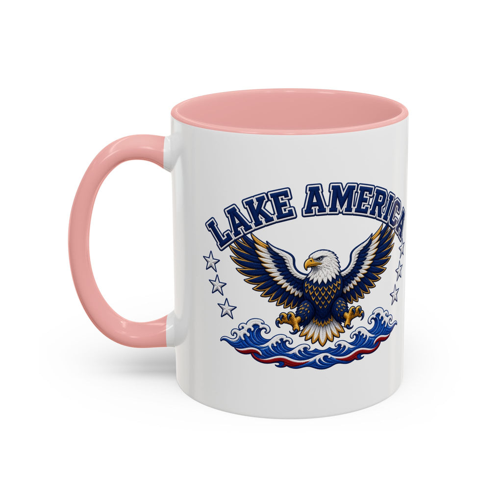Lake America Eagle Coffee Mug – Patriotic 11/15oz Accent Mug