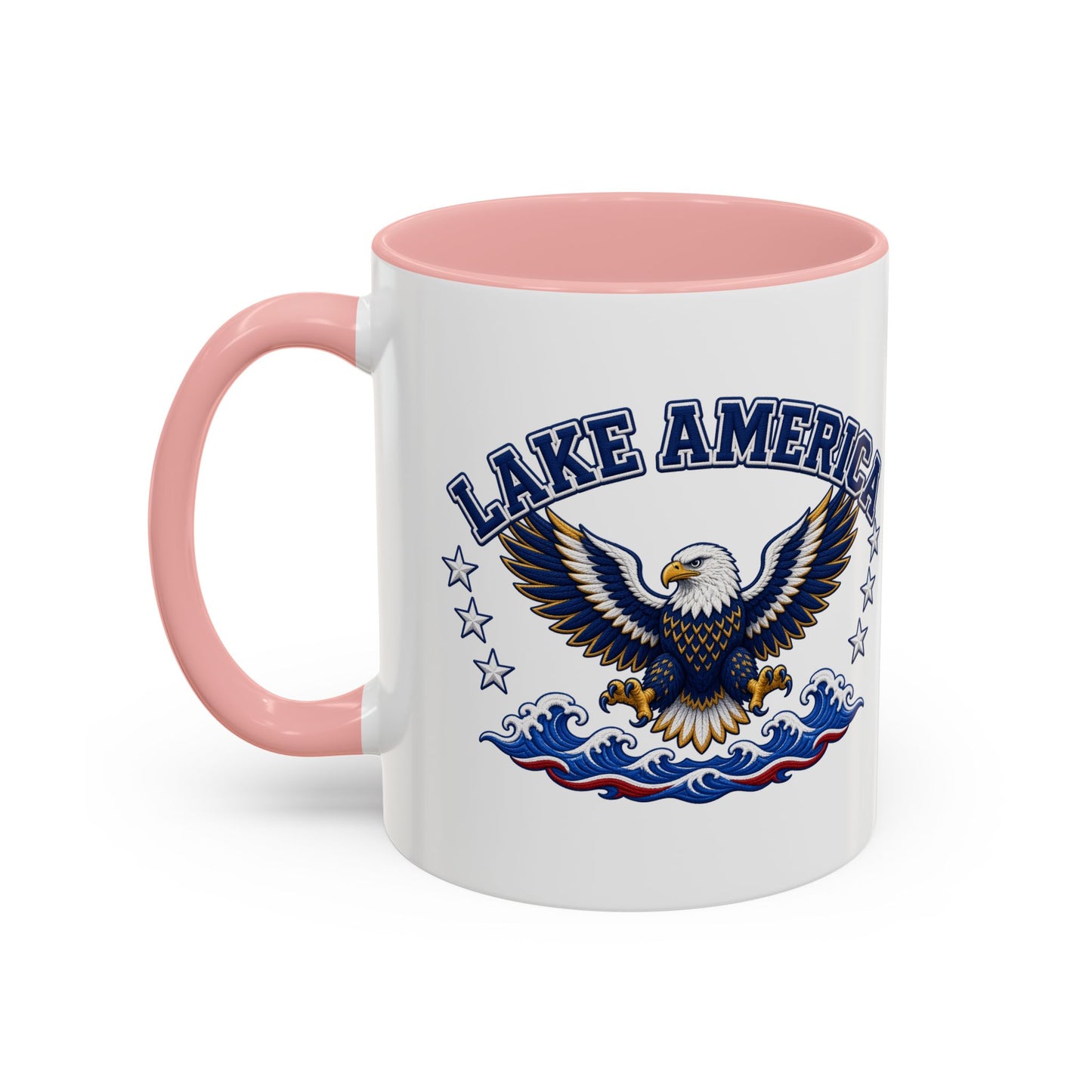 Lake America Eagle Coffee Mug – Patriotic 11/15oz Accent Mug