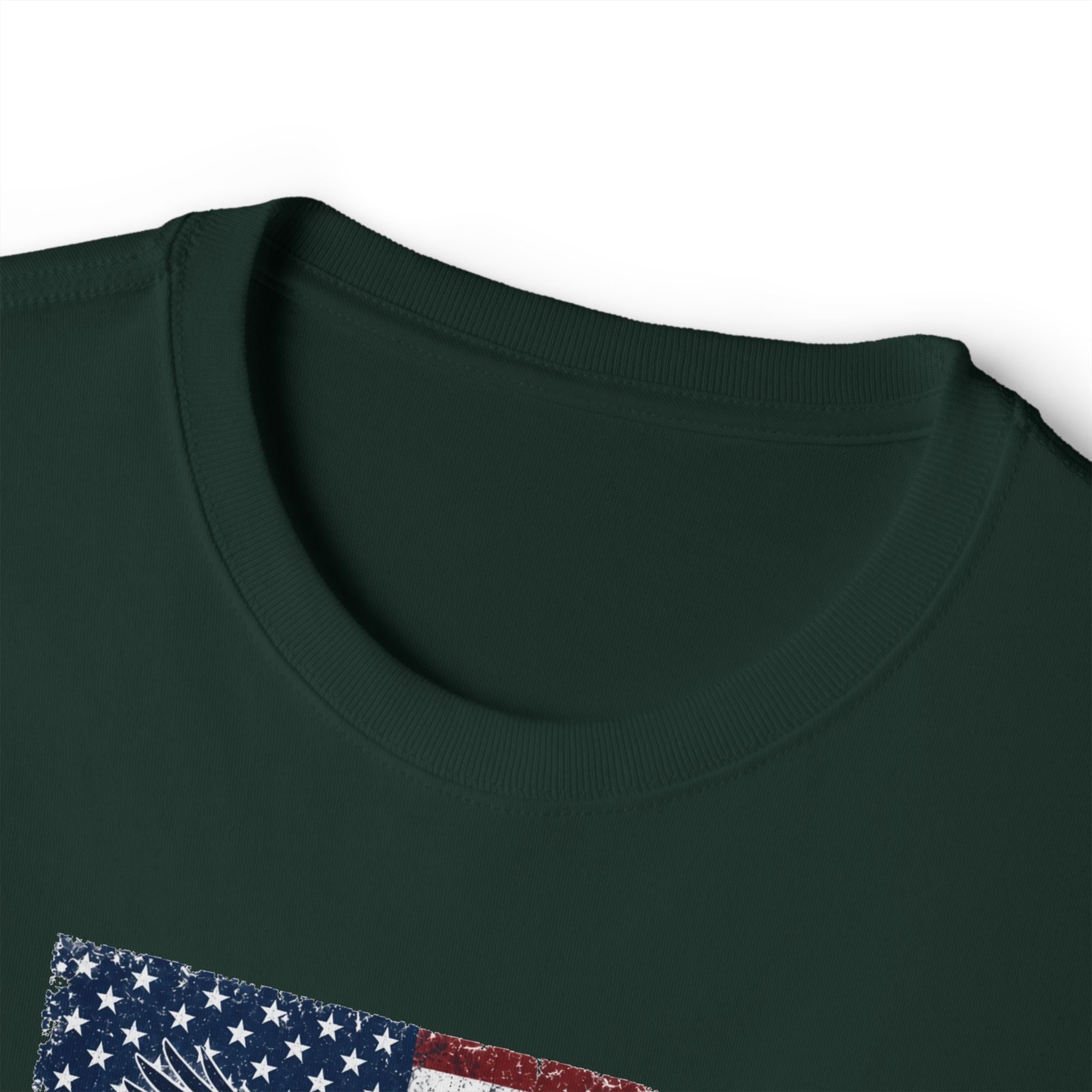 Lake America Tee — Patriotic Eagle Flag Graphic T-Shirt