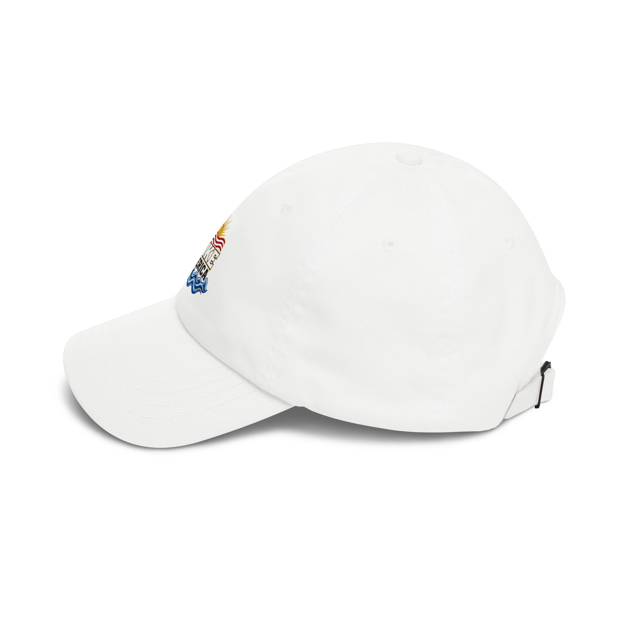 Lake America Dad Cap — Embroidered Sunset & Waves Baseball Hat