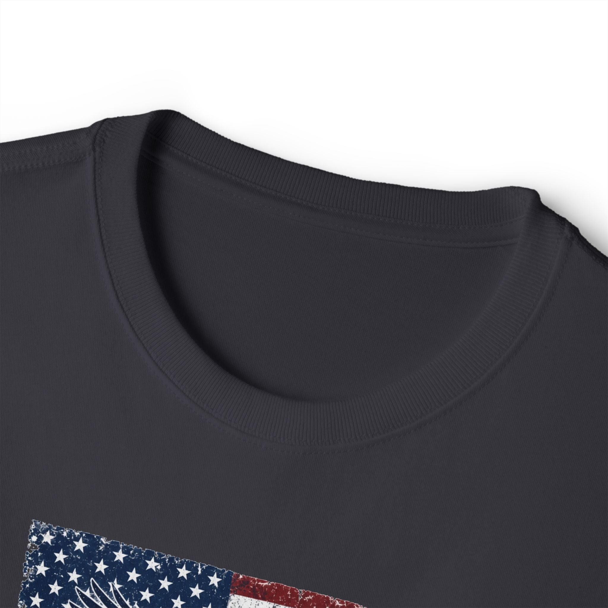 Lake America Tee — Patriotic Eagle Flag Graphic T-Shirt