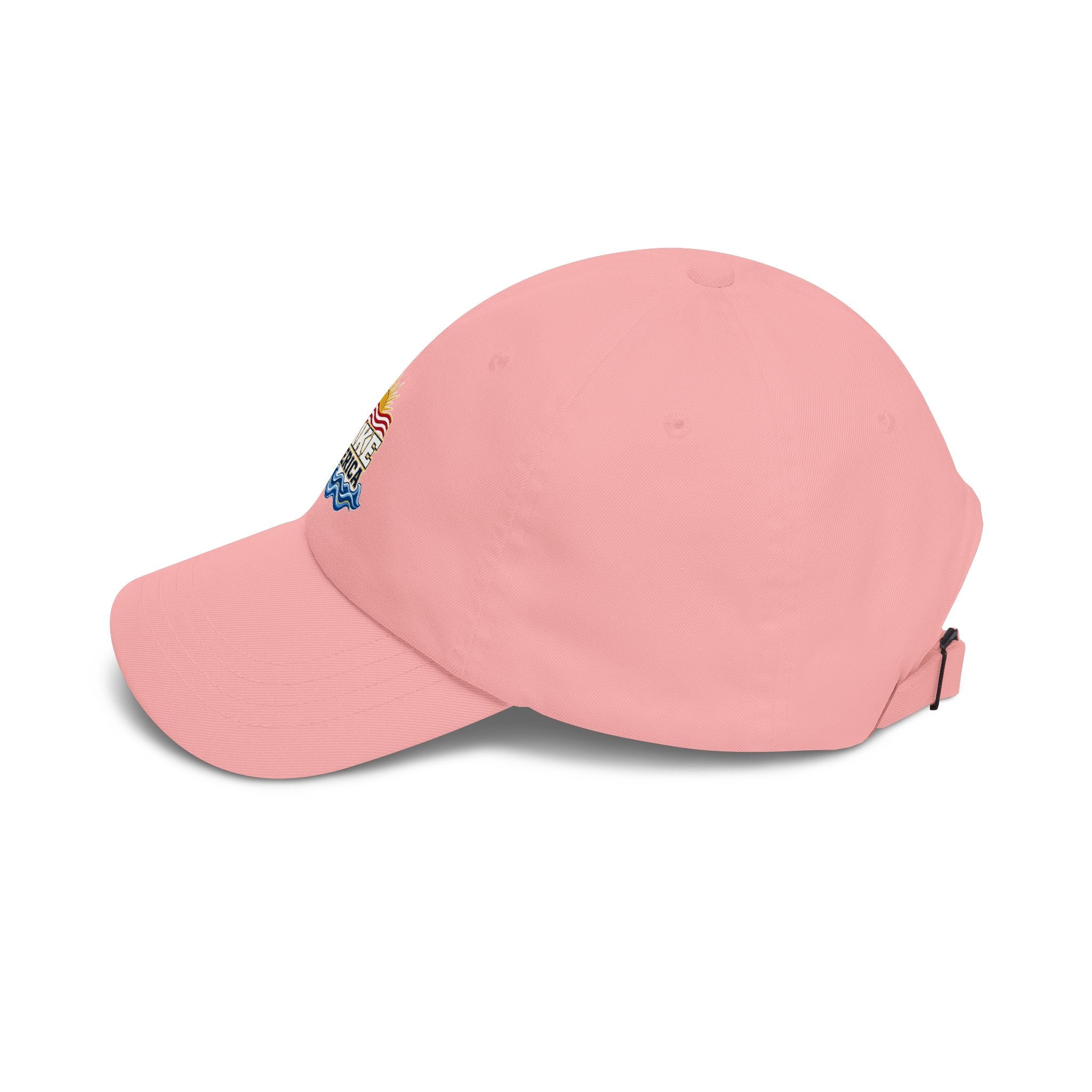 Lake America Dad Cap — Embroidered Sunset & Waves Baseball Hat
