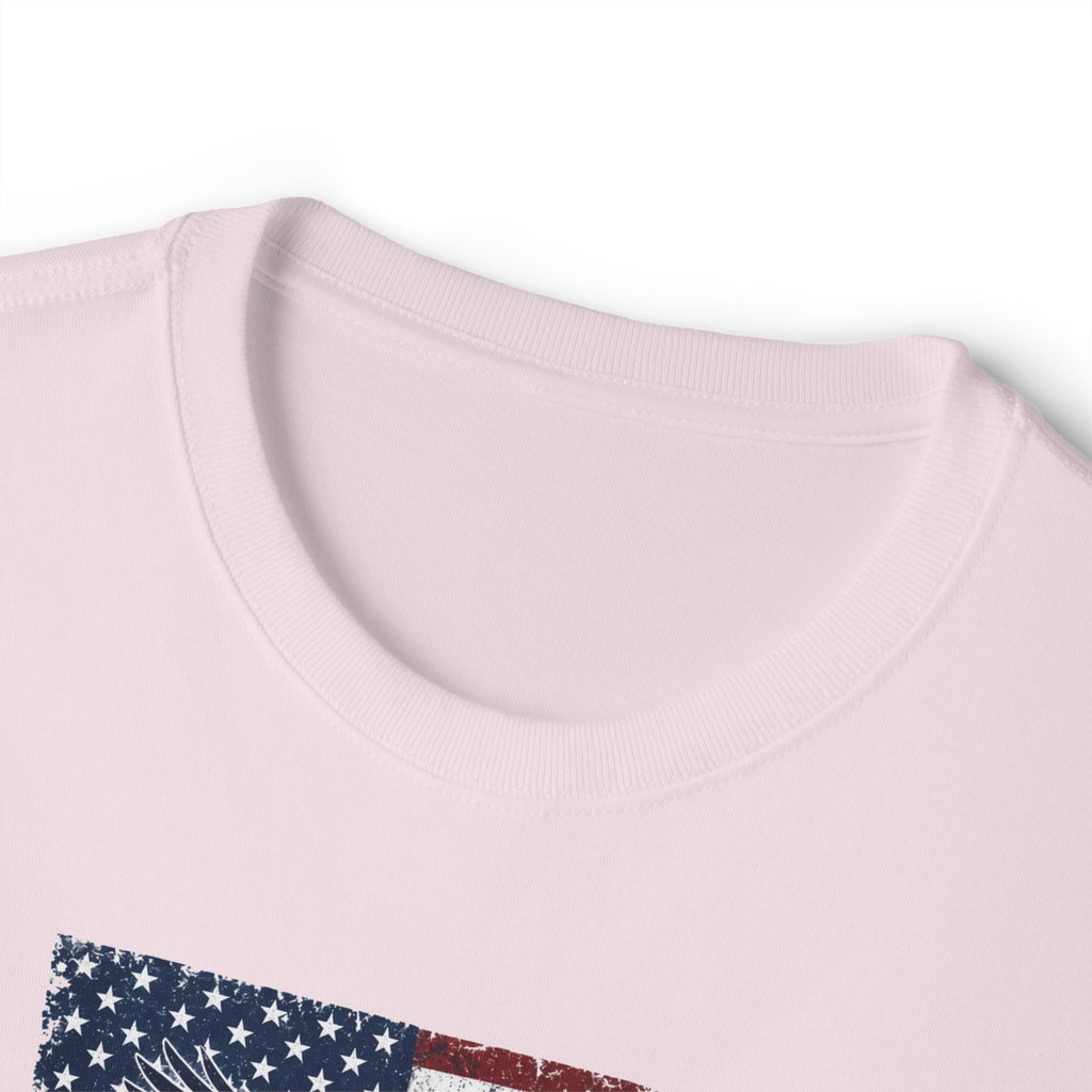 Lake America Tee — Patriotic Eagle Flag Graphic T-Shirt