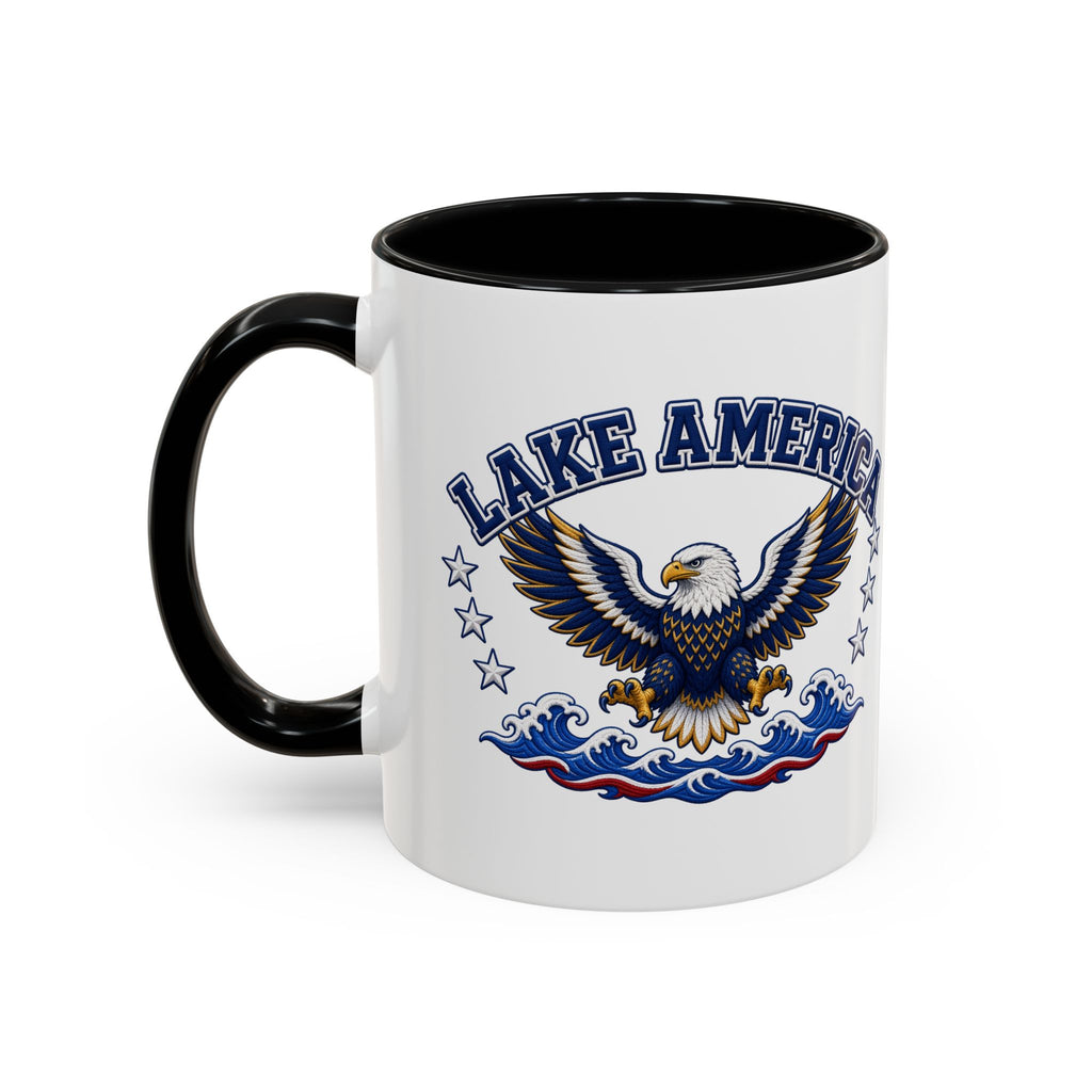 Lake America Eagle Coffee Mug – Patriotic 11/15oz Accent Mug