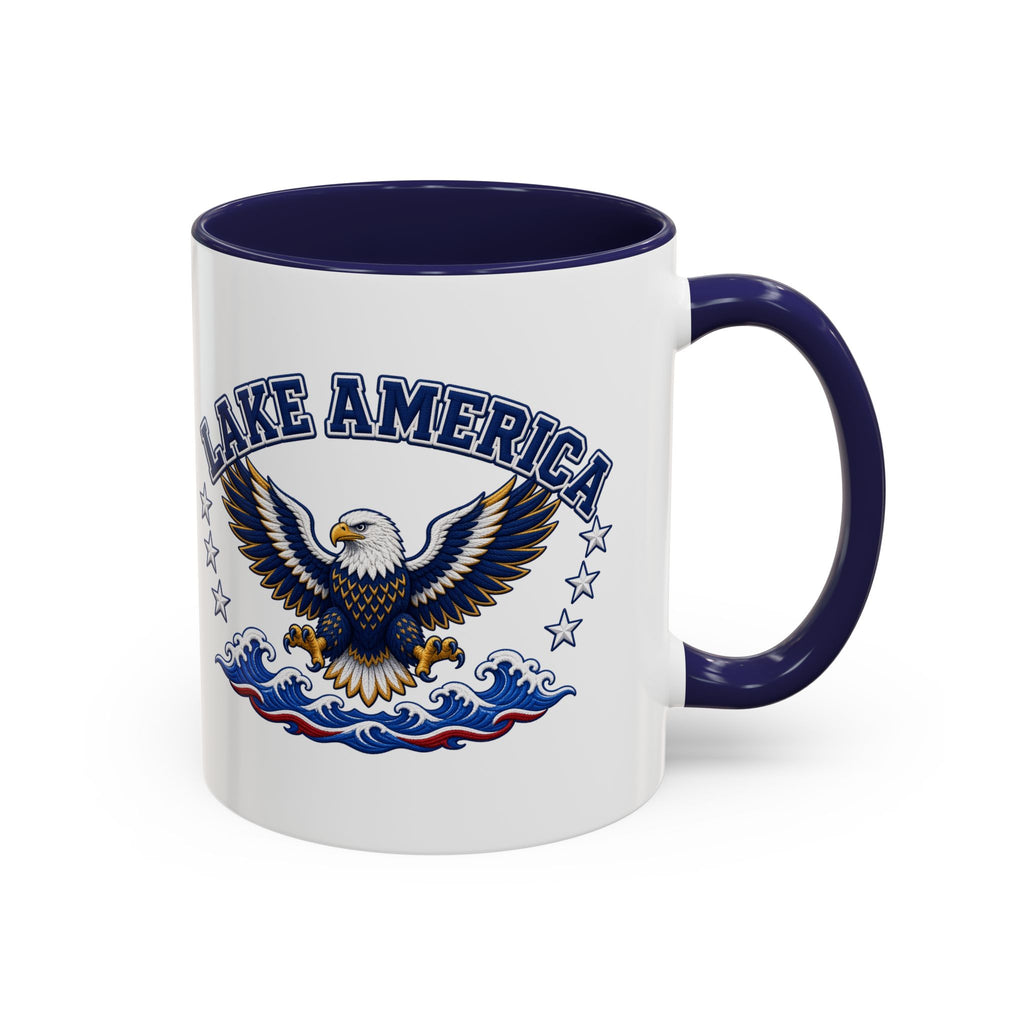 Lake America Eagle Coffee Mug – Patriotic 11/15oz Accent Mug