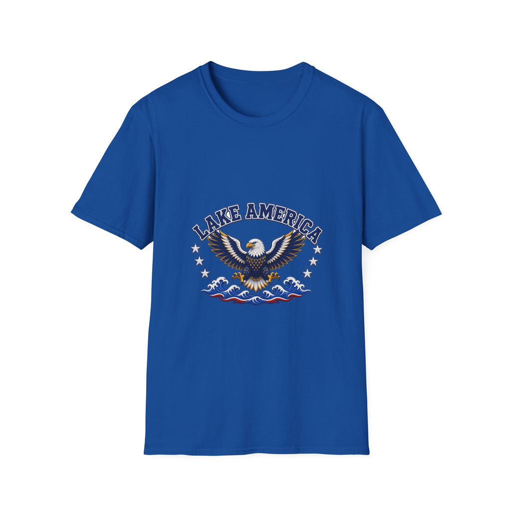 Lake America Eagle T-Shirt — Patriotic Graphic Tee