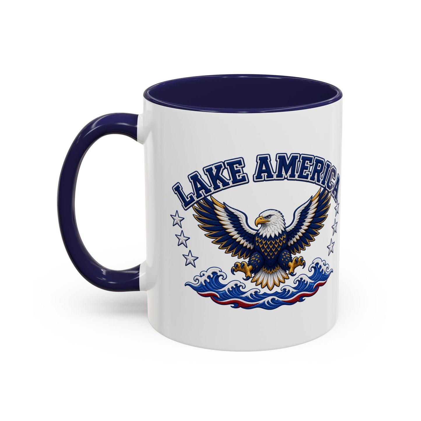 Lake America Eagle Coffee Mug – Patriotic 11/15oz Accent Mug