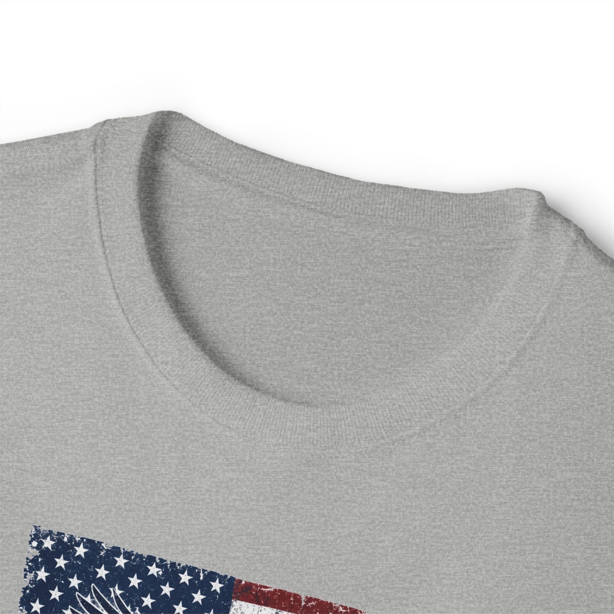 Lake America Tee — Patriotic Eagle Flag Graphic T-Shirt