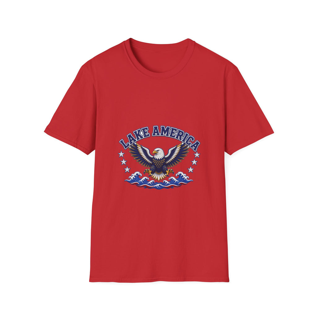 Lake America Eagle T-Shirt — Patriotic Graphic Tee