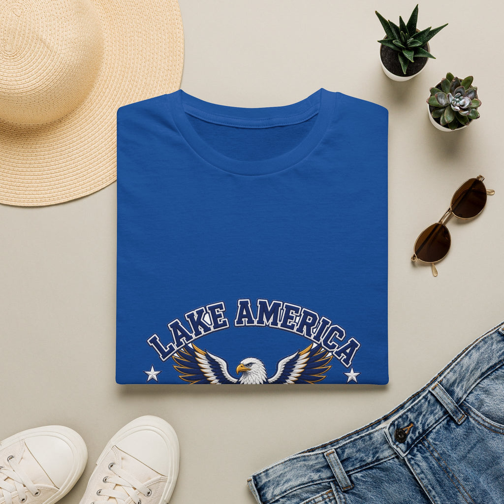 Lake America Eagle T-Shirt — Patriotic Graphic Tee
