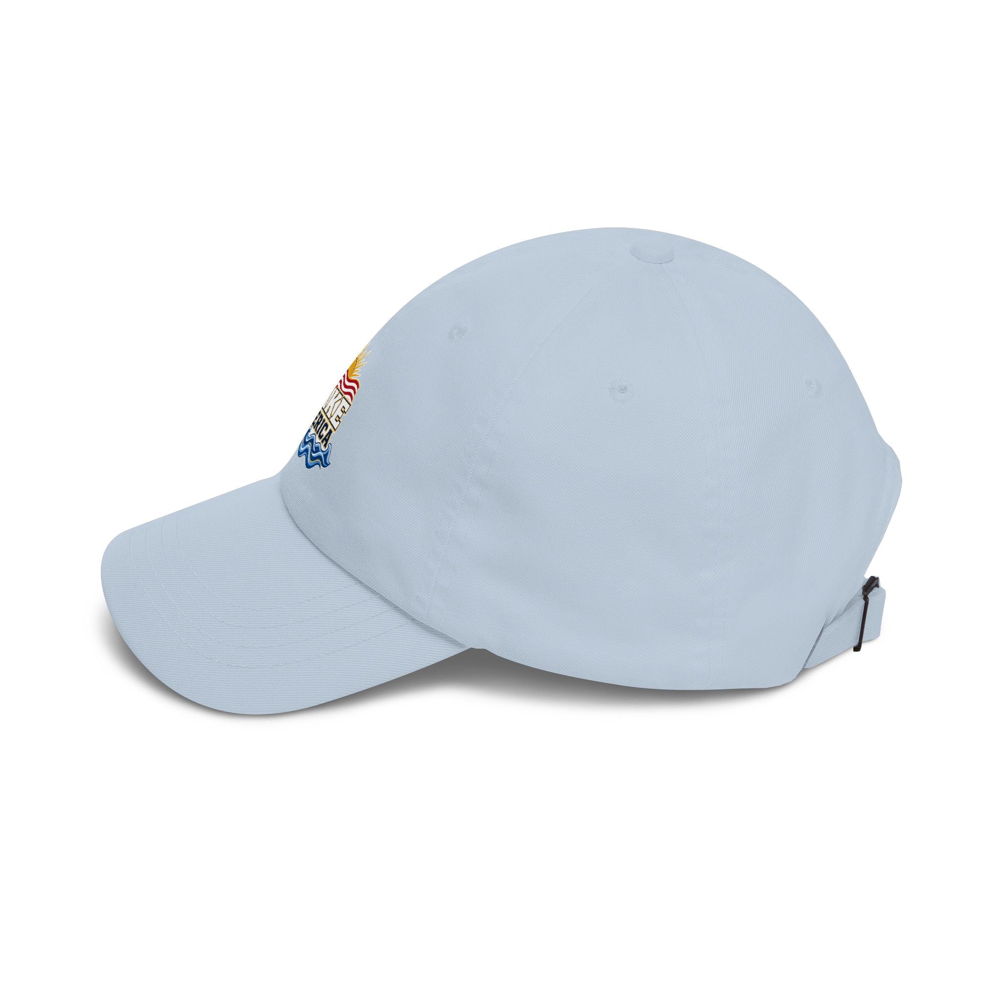 Lake America Dad Cap — Embroidered Sunset & Waves Baseball Hat
