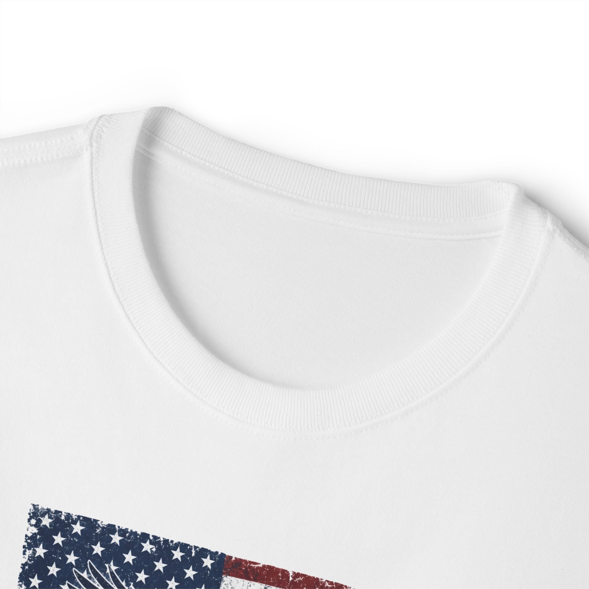 Lake America Tee — Patriotic Eagle Flag Graphic T-Shirt